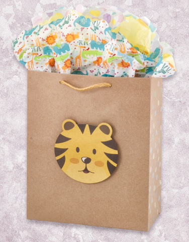 Animal Greetings-Tiger (Garden) Gift Bags