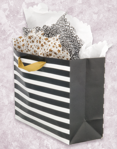 Black Stripes (Market) Gift Bags