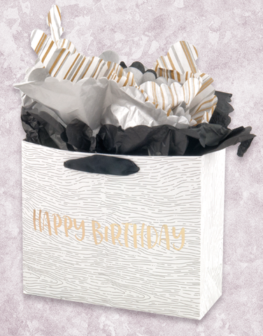 Woodgrain Birthday (Studio) Gift Bags