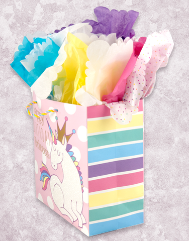Unicorn Princess (Medium Square) Gift Bags
