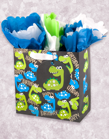 Dino's Day (Medium Square) Gift Bags