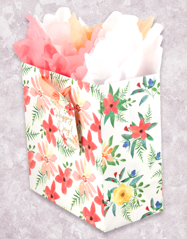 Daisies and Ferns (Medium Square) Gift Bags