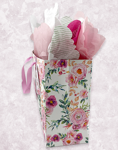 Soft Bouquet (Medium Square) Gift Bags
