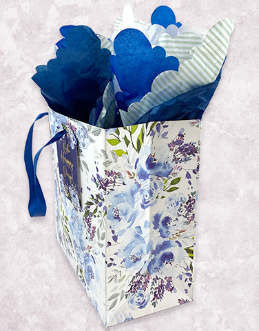 Blue Garden (Medium Square) Gift Bags