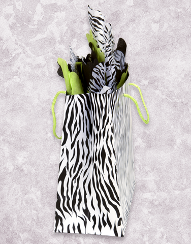 Black & White Zebra Gift Bags