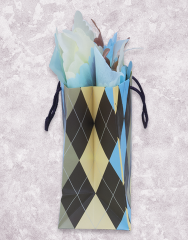 Strapping Argyle Gift Bags