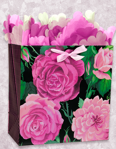 Theatrical Roses (Square Jumbo) Gift Bags