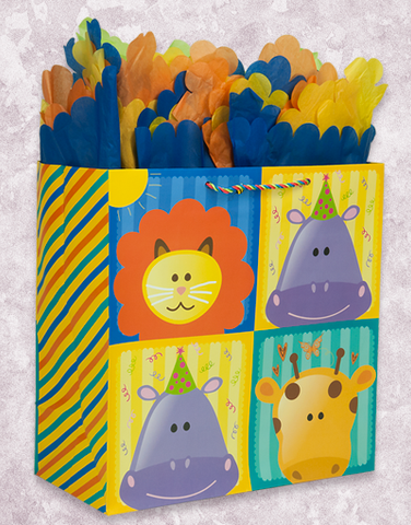 Party Animals (Square Jumbo) Gift Bags