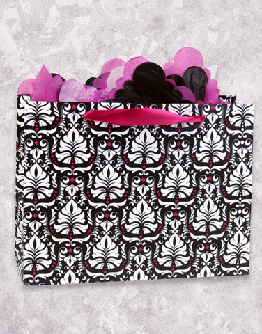 Dashing Damask Gift Bags