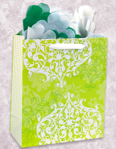 Gleeful Green Gift Bags