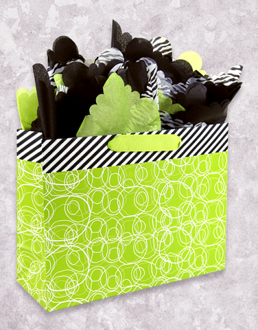 Static Green (Market) Gift Bags