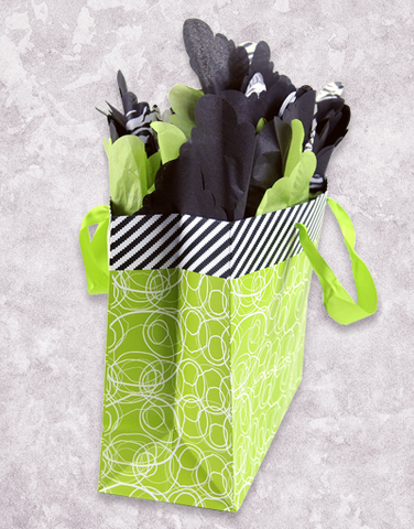 Static Green (Market) Gift Bags