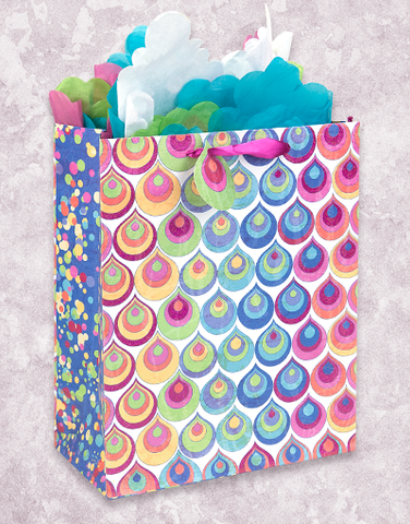 Soft Rainbow Raindrops Gift Bags