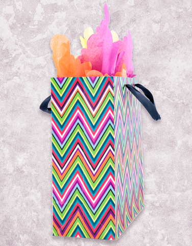 Chevron Stripe Gift Bags