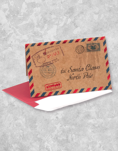 Airmail for Santa (16 Count Boxed Christmas Cards)