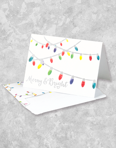 Bright Bulbs (16 Count Boxed Christmas Cards)