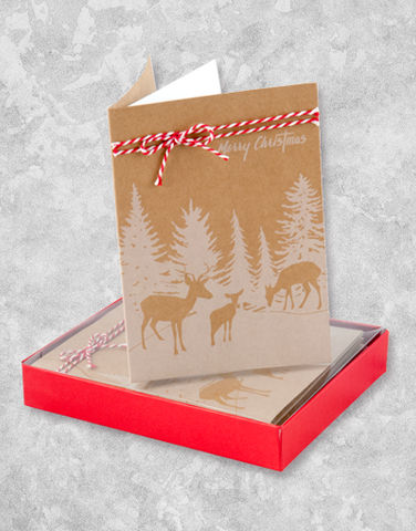 On A Winter Day (10 Count Boxed Christmas Cards)