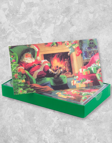 Sleeping Santa (15 Count Boxed Christmas Cards)