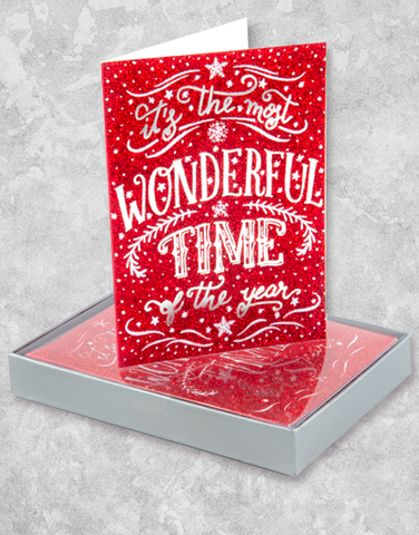 Wonderful Time (15 Count Boxed Christmas Cards)