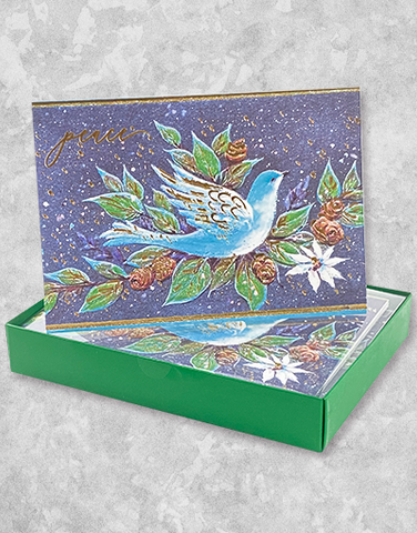 Peace Dove (15 Count Boxed Christmas Cards)