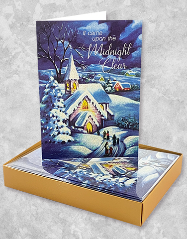 Midnight Clear (15 Count Boxed Christmas Cards)