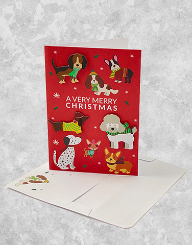 Dog Group (15 Count Boxed Christmas Cards)
