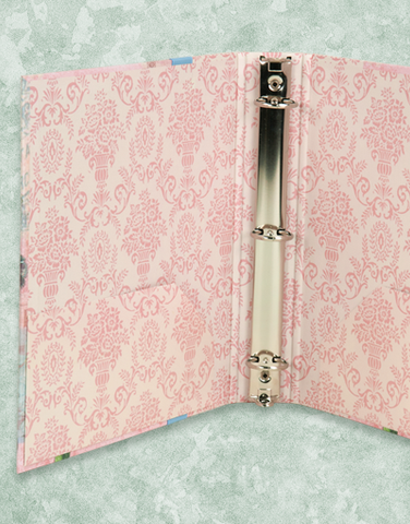 Floral Print Binders