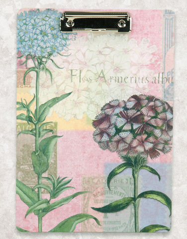 Floral Print Clipboards