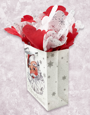 Santa and Snowflakes (Garden) Gift Bags