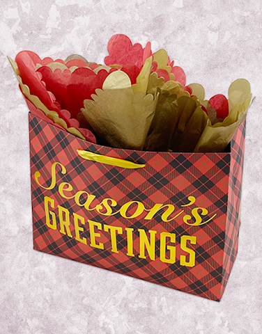 Plaid Greetings (Market) Gift Bags