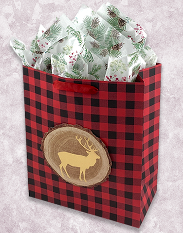 Woodland Checked (Garden) Gift Bags