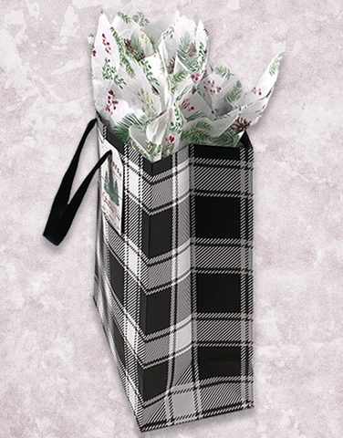 Checkered Rustic Farm (Garden) Gift Bags