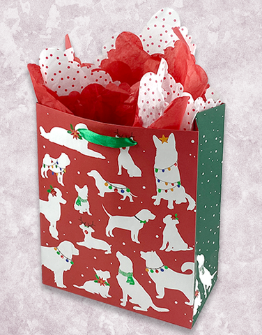 Dog White Out (Garden) Gift Bags