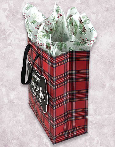 Most Wonderful Plaid (Garden) Gift Bags