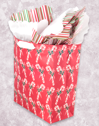 Christmas Candy Canes (Garden) Gift Bags