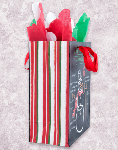 How to Make a Snowman (Garden) Gift Bags