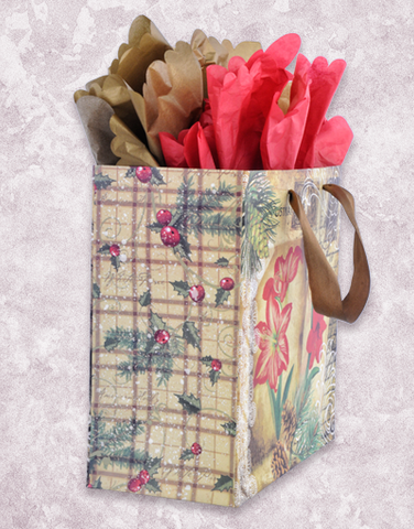 Amaryllis & Pine Gift Bags