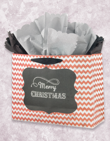 Washy Chevron Chalkboard (Market) Gift Bags