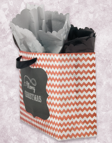 Washy Chevron Chalkboard (Market) Gift Bags