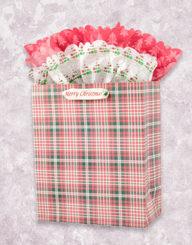 Christmas Tartan (Garden) Gift Bags