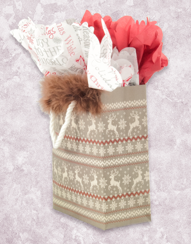 Taupe Sweater (Petite) Gift Bags