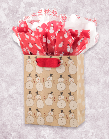 Sketchy Snowmen (Petite) Gift Bags