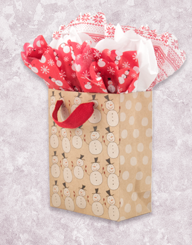 Sketchy Snowmen (Petite) Gift Bags