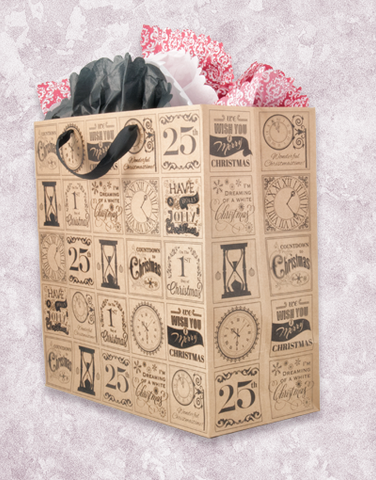 Countdown to Christmas (Square Jumbo) Gift Bags