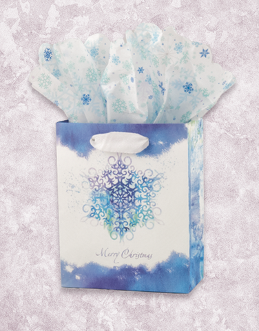 Winter Watercolor (Petite) Gift Bags