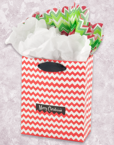 Zig Zag Christmas (Petite) Gift Bags