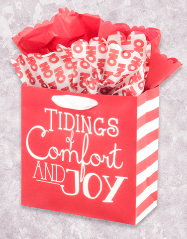 Holiday Tidings (Medium Square) Gift Bags