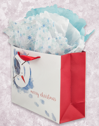 Watercolor Frosty (Market) Gift Bags