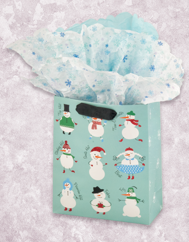 Nostalgic Snowman Chapeaus (Studio) Gift Bags