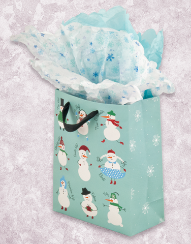 Nostalgic Snowman Chapeaus (Studio) Gift Bags